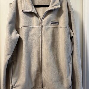 Columbia Men’s Tan Fleece Jacket
